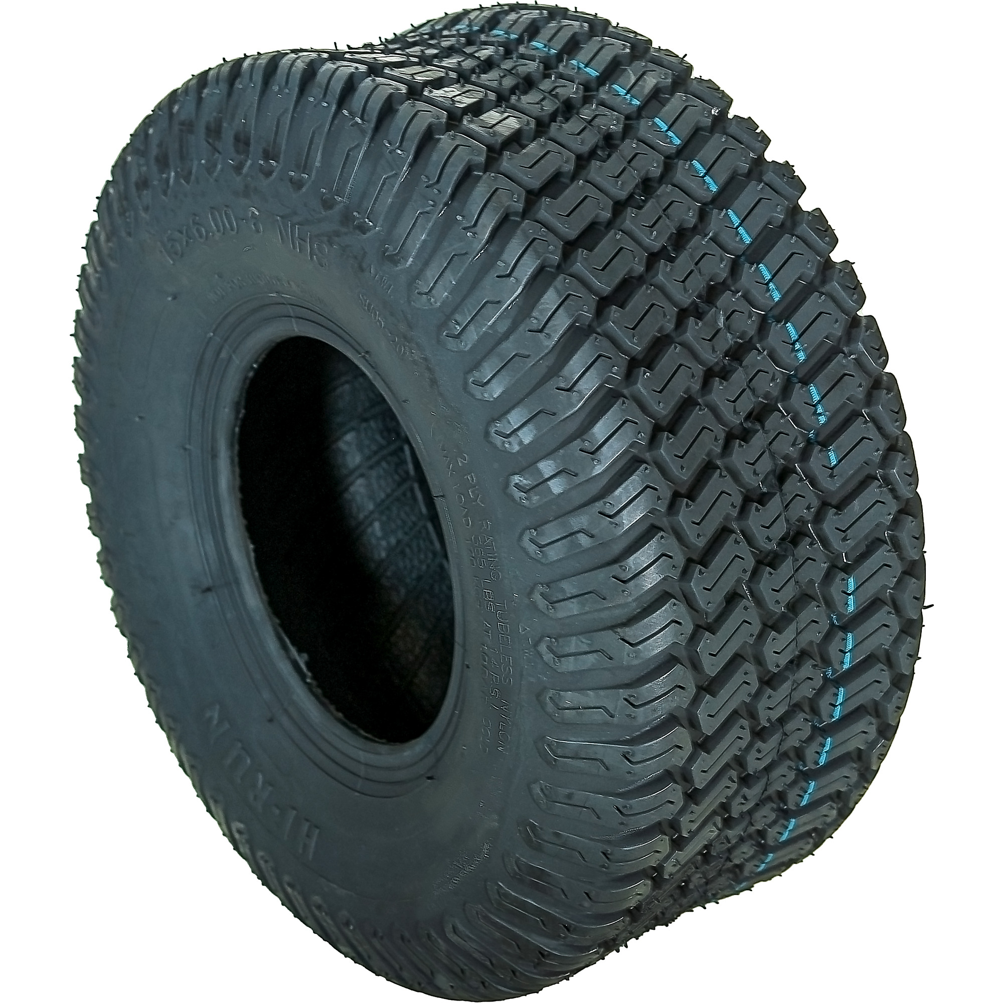 HI-RUN, Lawn Garden Tire, SU05 Turf, Tire Size 15X6.00-6 Load Range Rating A, Model# WD1030